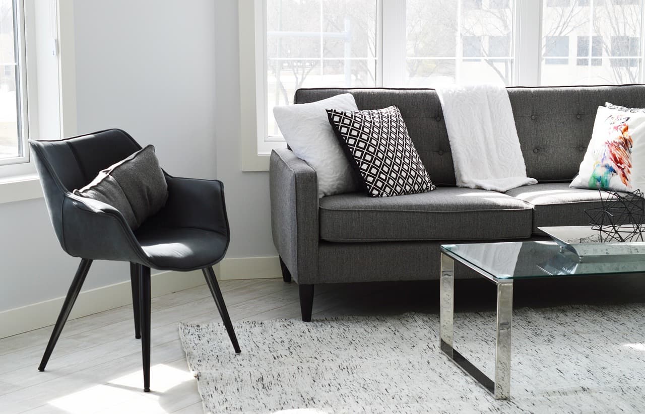 mixed style living room