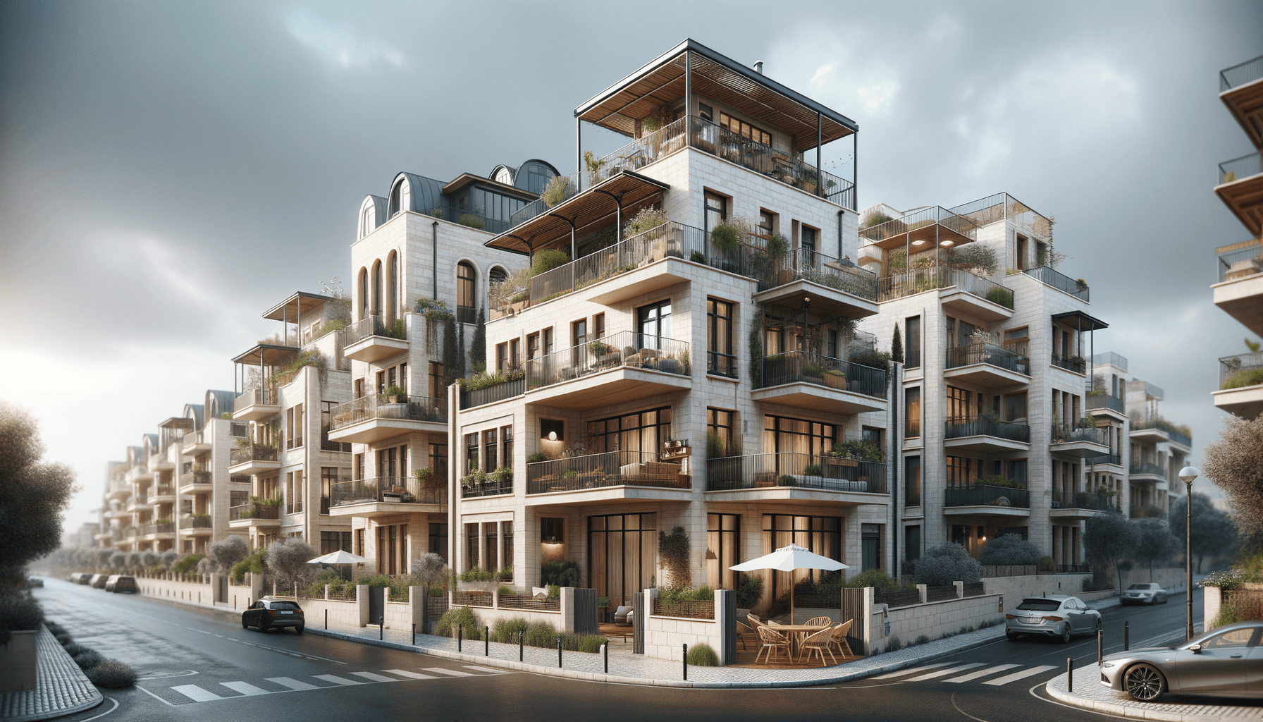 architect consulting with clients