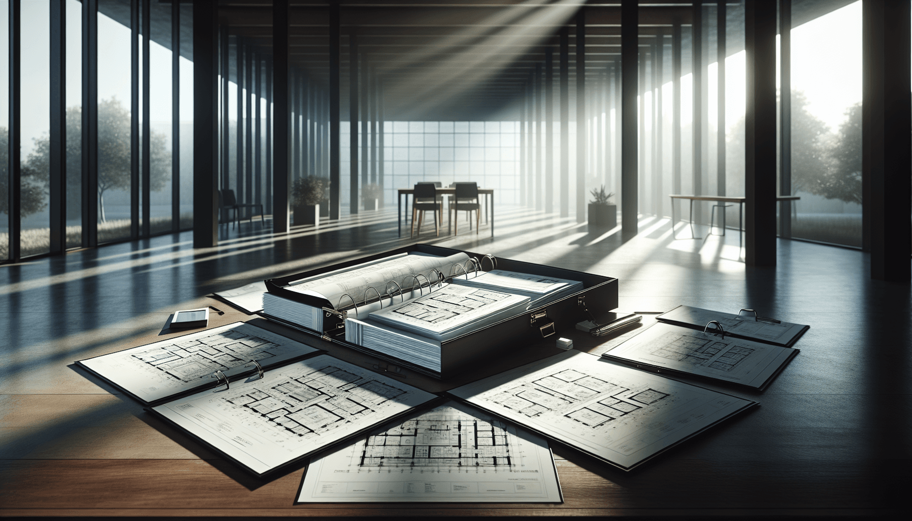 contractor showing portfolio