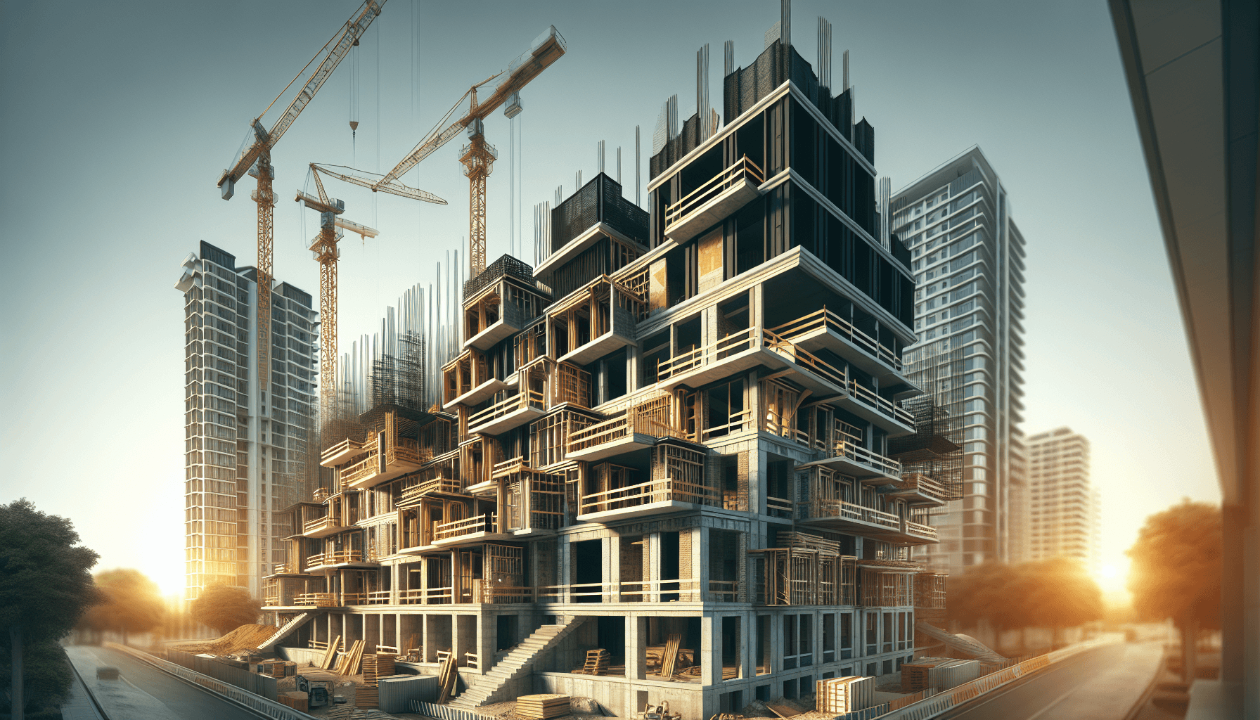 construction site timeline