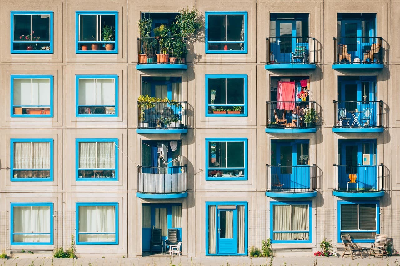 modern apartment balcony