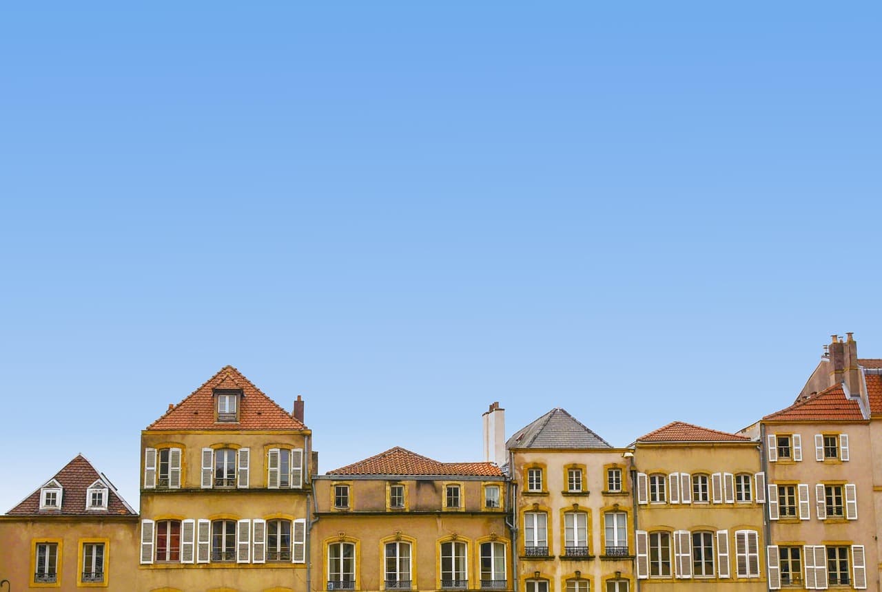 old apartment building facade
